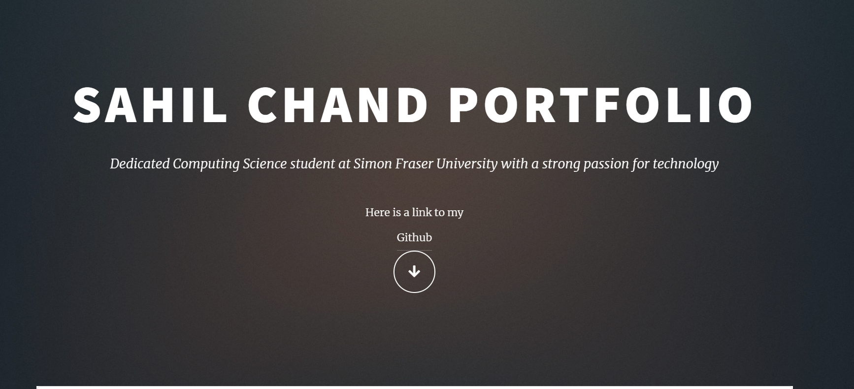 Sahil Chand Portfolio